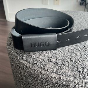 Huge Boss cow skin belt